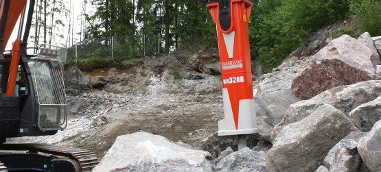 Sandvik breakers, demolition tools and booms